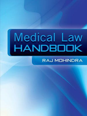 cover image of Medical Law Handbook